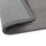 Vidaxl tapis 80x150 cm fausse fourrure de lapin gris foncé Vidaxl tapis 80x150 cm fausse fourrure de lapin gris foncé