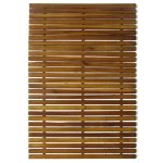 Vidaxl tapis de bain 2 pcs acacia 80x50 cm