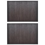 Vidaxl tapis de bain 40 x 50 cm bambou marron foncé Vidaxl tapis de bain 40 x 50 cm bambou marron foncé