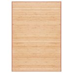 Vidaxl tapis bambou 120 x 180 cm marron