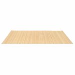 Vidaxl tapis en bambou 120 x 180 cm naturel