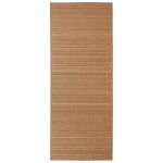 Vidaxl tapis en bambou 160 x 230 cm marron