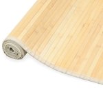 Vidaxl tapis bambou 80 x 300 cm naturel