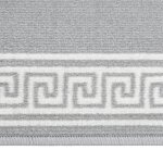 Vidaxl tapis bcf gris avec motif 60x200 cm Vidaxl tapis bcf gris avec motif 60x200 cm