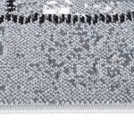 Vidaxl tapis bcf gris avec motif de blocs 80x200 cm Vidaxl tapis bcf gris avec motif de blocs 80x200 cm