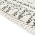 Vidaxl tapis berbre pp beige et gris 120x170 cm