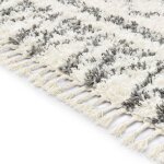 Vidaxl tapis berbre pp beige et gris 80x150 cm