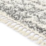 Vidaxl tapis berbre pp beige et sable 140x200 cm