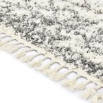 Vidaxl tapis berbre pp beige et sable 160x230 cm