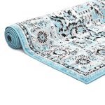 Vidaxl tapis bleu clair 140x200 cm pp Vidaxl tapis bleu clair 140x200 cm pp