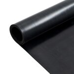 Vidaxl tapis en caoutchouc antidrapant 1, 2x2 m 2 mm lisse