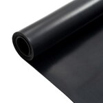 Vidaxl tapis en caoutchouc antidrapant 1, 2x2 m 3 mm lisse