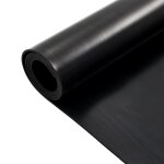 Vidaxl tapis en caoutchouc antidrapant 1, 2x2 m 4 mm lisse