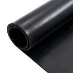 Vidaxl tapis en caoutchouc antidrapant 1, 2x2 m 8 mm lisse