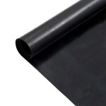 Vidaxl tapis en caoutchouc antidrapant 1, 2x5 m 1 mm lisse