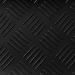 Vidaxl tapis en caoutchouc antid�rapant 1, 5x4 m 3 mm quadrillage