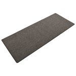 Vidaxl tapis de couloir aspect de sisal anthracite 80x200 cm