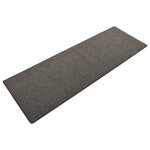 Vidaxl tapis de couloir aspect de sisal anthracite 80x250 cm