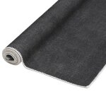 Vidaxl tapis de couloir lavable pliable anthracite 80x300 cm polyester