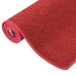 Vidaxl tapis de couloir rouge 50x250 cm