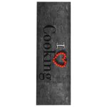 Vidaxl tapis de cuisine lavable cooking 60x300 cm