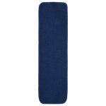 Vidaxl tapis d'escalier antidrapants 15 pcs 75x20 cm bleu marine