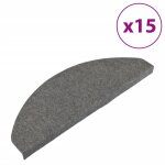 Vidaxl tapis d'escalier autocollants 15 pcs 65x26 cm gris Vidaxl tapis d'escalier autocollants 15 pcs 65x26 cm gris