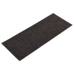 Vidaxl tapis d'escalier autocollants rectangulaire 15 pcs 60x25 cm