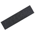 Vidaxl tapis d'escalier autocollants rectangulaire 15 pcs 76x20cm gris