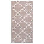 Vidaxl tapis d'extrieur marron 160x230 cm pp