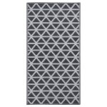 Vidaxl tapis d'extrieur noir 120x180 cm pp