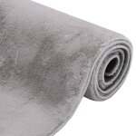 Vidaxl tapis fausse fourrure de lapin 180x270 cm gris