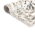 Vidaxl tapis gris et noir 80x150 cm pp Vidaxl tapis gris et noir 80x150 cm pp