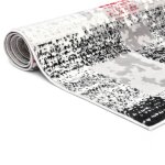 Vidaxl tapis gris et rouge 80x150 cm pp Vidaxl tapis gris et rouge 80x150 cm pp