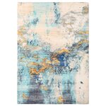 Vidaxl tapis imprimé multicolore 80 x 150 cm polyester Vidaxl tapis imprimé multicolore 80 x 150 cm polyester