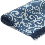 Vidaxl tapis kilim coton 160 x 230 cm avec motif bleu Vidaxl tapis kilim coton 160 x 230 cm avec motif bleu