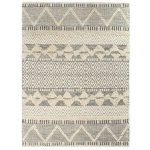 Vidaxl tapis en laine tissée à la main 80x150cm blanc / gris / noir / marron Vidaxl tapis en laine tissée à la main 80x150cm blanc / gris / noir / marron