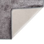 Vidaxl tapis lavable antidrapant 80x300 cm gris