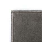 Vidaxl tapis moderne design de cercles 140 x 200 cm gris