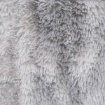 Vidaxl tapis  poils longs gris 170x120 cm