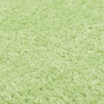 Vidaxl tapis shaggy 67 cm vert