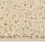 Vidaxl tapis shaggy antidrapant crme 200x290 cm