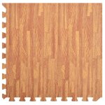 Vidaxl tapis de sol 12 pcs grain de bois 4, 32? mousse eva
