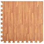 Vidaxl tapis de sol 24 pcs grain de bois 8, 64? mousse eva