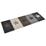 Vidaxl tapis de sol de cuisine lavable toile 45x150 cm