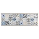 Vidaxl tapis de sol de cuisine lavable mosaque 45x150 cm