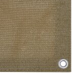 Vidaxl tapis de tente 200x400 cm taupe