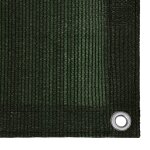 Vidaxl tapis de tente 250x250 cm vert fonc