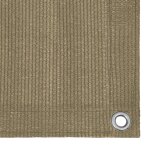 Vidaxl tapis de tente 250x450 cm taupe