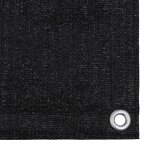 Vidaxl tapis de tente 300x500 cm noir